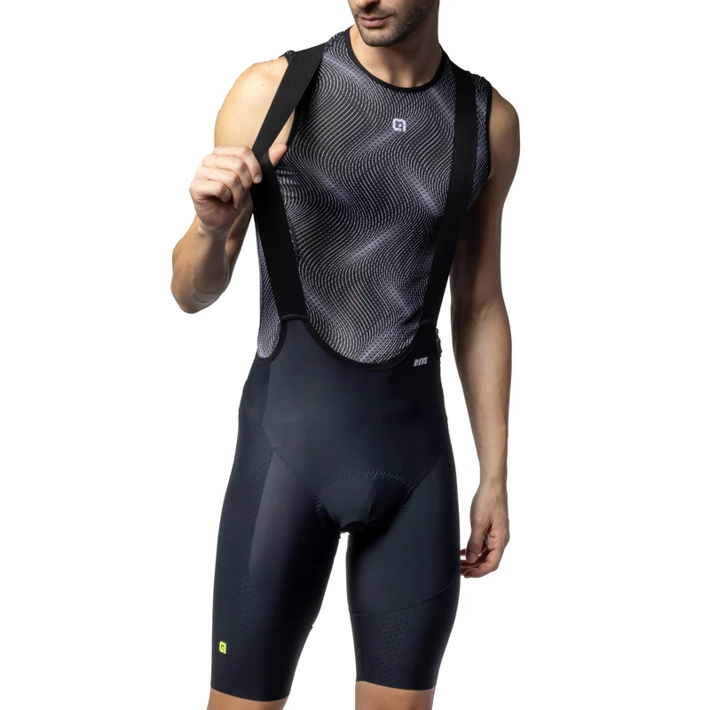 Alé Cycling Men's R-EV1 Hammer 2.0 Bib Shorts, Black, XXL - Image 1