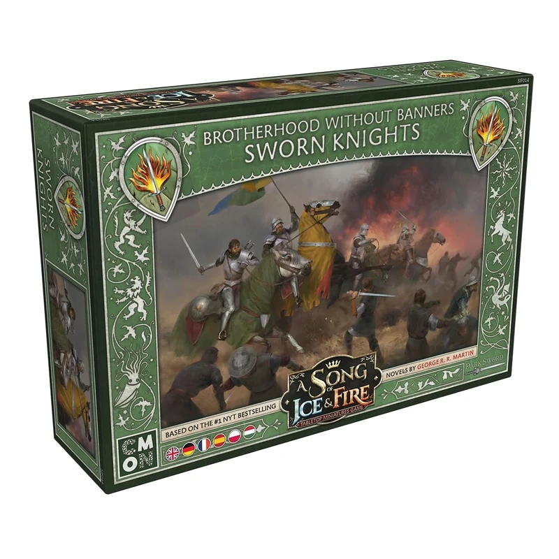 CMON, A Song of Ice & Fire - Brotherhood Sworn Knights (Knights of the Brotherhood without Banner), Expansion, Tabletop, 2 Players, Ages 14+, 45-60 Minutes, German