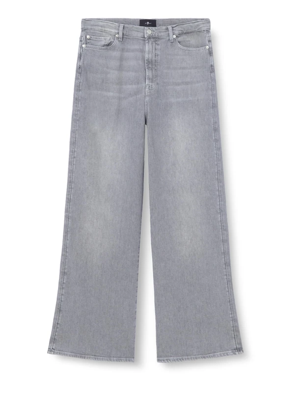 7 For All Mankind Women's Ultra High Rise Jo Panalu Jeans, Gray, 29 W - Image 1