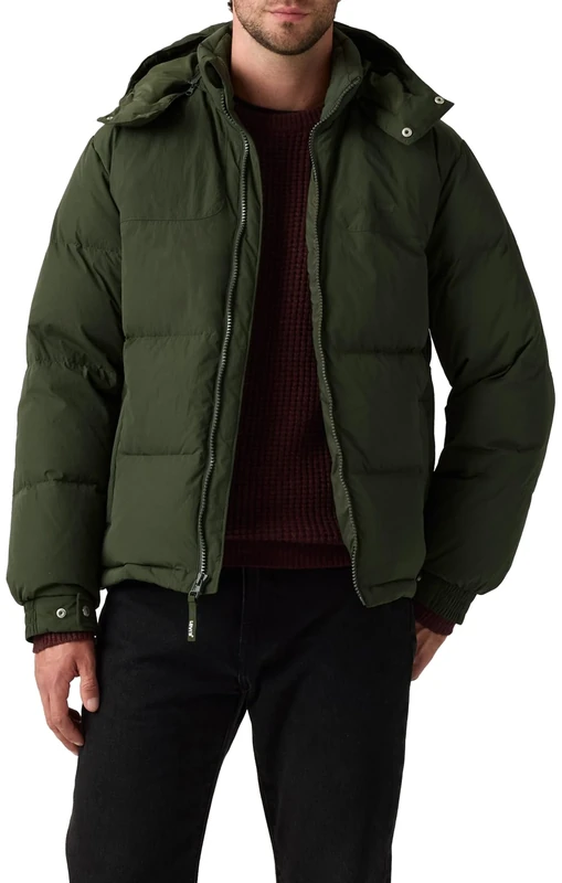 Levi's Rockridge Short Puffer Duffel Bag, Green (Duffel Bag), L