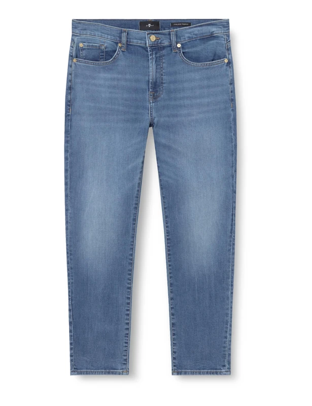 7 For All Mankind Women's Relaxed Skinny Pine Jeans, Light Blue, 31 W