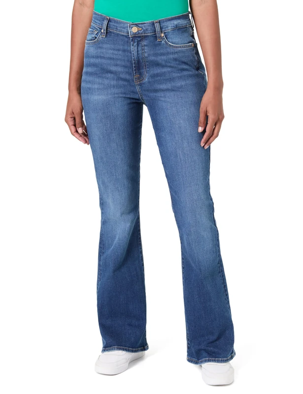 7 For All Mankind Women's Hw Ali Royalty Jeans, Mid Blue, 31 W