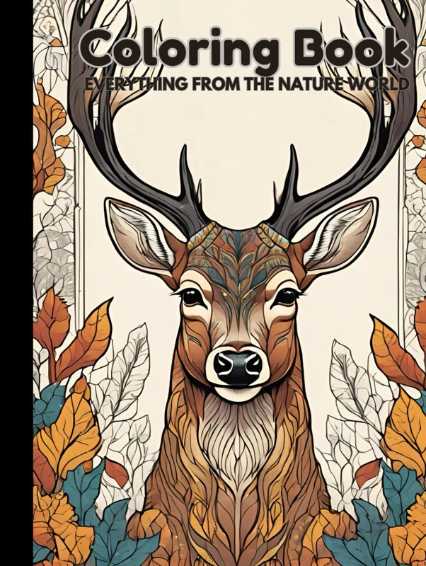 Nature’s Calm: A Coloring Journey for Mind Clarity: Take a moment to relax and escape into the beauty of everything beyond the hustle and bustle of daily life.