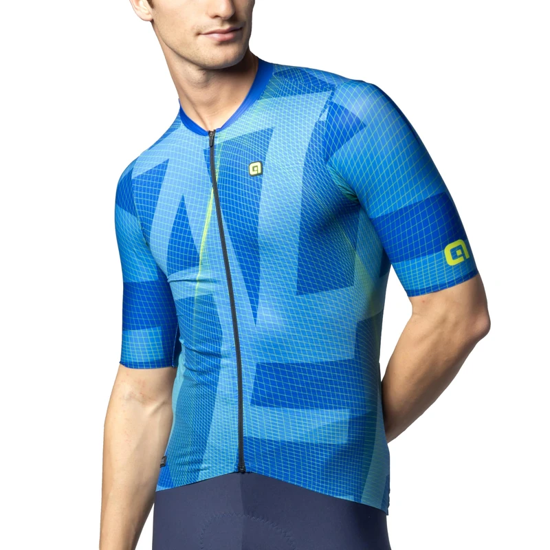Alé Cycling Men's PR-E Synergy Cycling Jersey, Blue, XXL