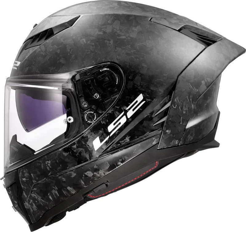 LS2 Dragon FF807. Motorcycle Helmet. Full Face. Full Carbon. Dark Visor, Pinlock and Carrying Bag Included. Gloss Forged. S - Image 1