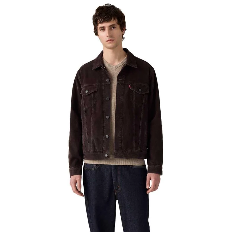 Levi's The Trucker Jacket Black Coffee, 0Pen Finish Tbd 10, L