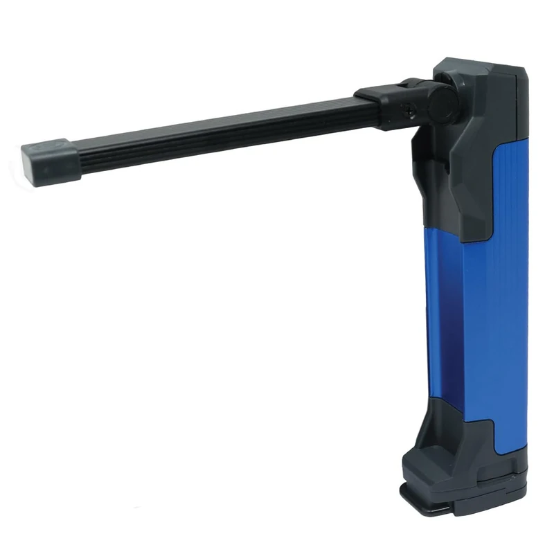 Rechargeable Folding Magnetic LED 400 Lumen Work Light | Compact, Foldable LED Work Light with Magnetic Base - Ideal for Workshop, Garage, & Emergency Lighting | 158mm x 31mm x 46mm