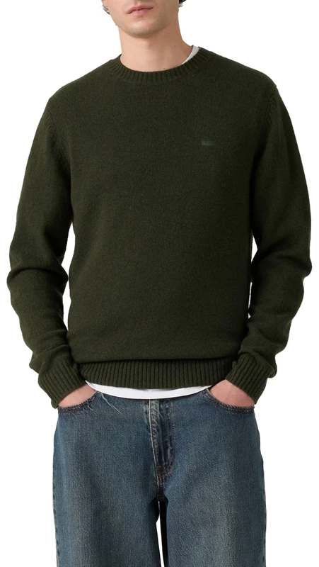 Levi's Men's Original Housemark Sweater Sweatshirt, Duffle Bag, XXL