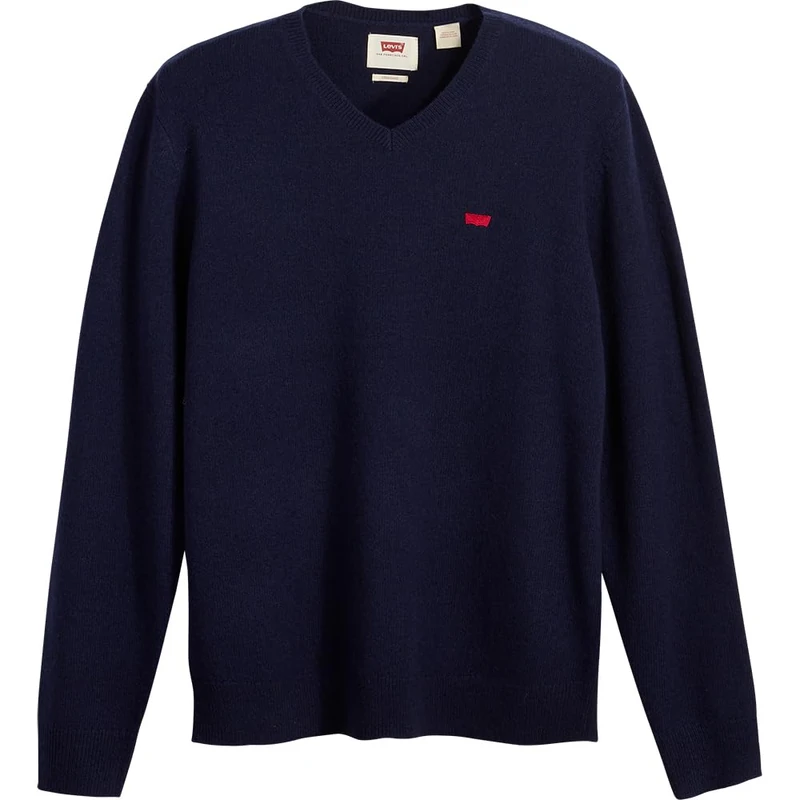 Levi's Men's V Neck Hm Sweater Pullover, Naval Academy, M