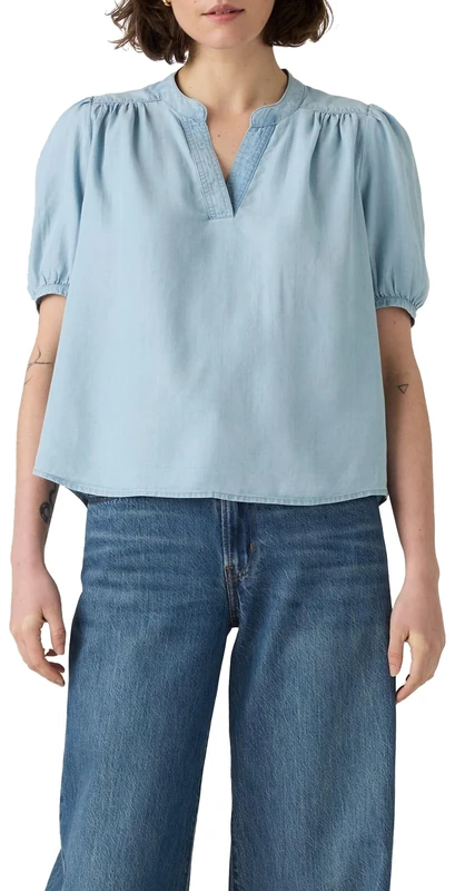 Levi's Women's Amelie Blouse, Where The Skies are, M - Image 1