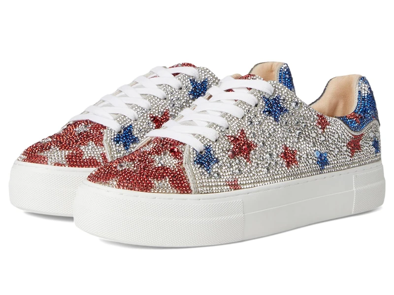 Betsey Johnson Women's Sidny Sneaker, Stars, 7.5 UK