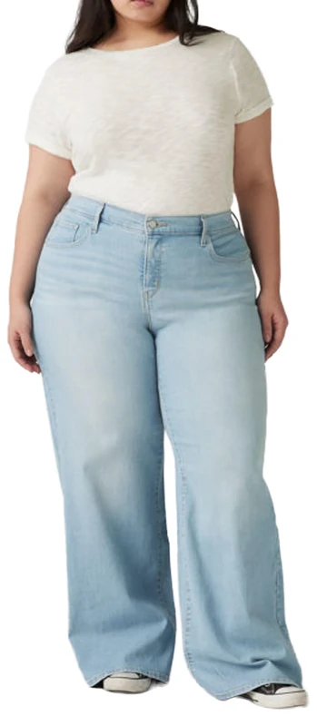 Levi's Pl 318 Shaping Wide Leg Tall Glass of Wa, Tall Glass of Water, 22
