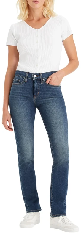 Levi's 314 Shaping Straight Zealous Blue, Zealous Blue, 34W x 32L
