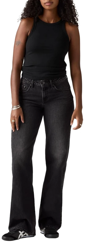 Levi's Women's Low Loose Jeans, Tech Storm, 27W x 30L