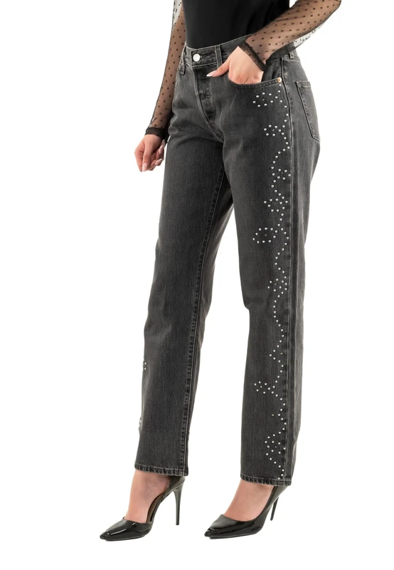 Levi's Women's 501 '90S Jeans, Bejeweled, 32W x 32L