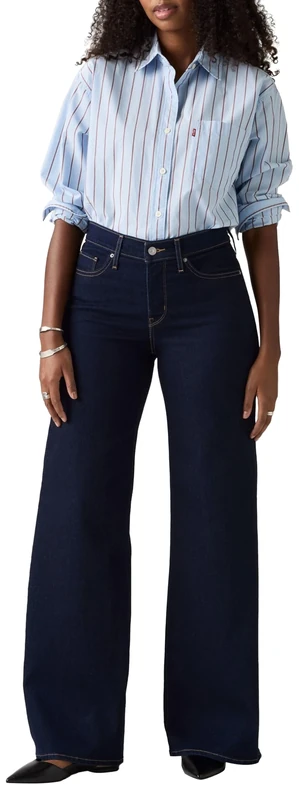 Levi's 318 Shaping Wide Leg Women's Jeans, Darkest Sky., 32W x 32L