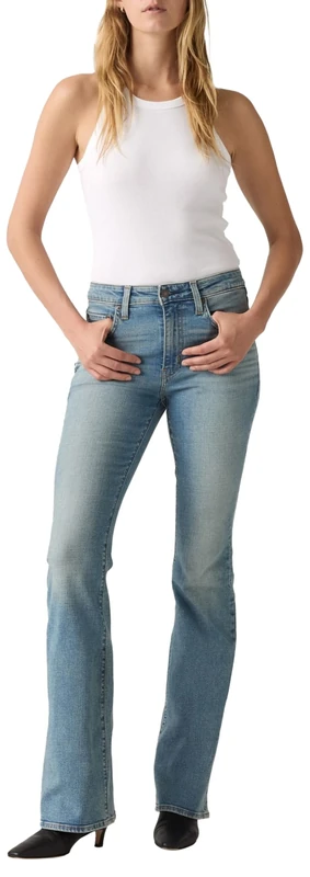 Levi's Women's 726 Hr Flare Jeans, Foggy Falls, 32W x 32L