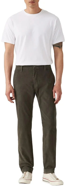 Levi's Xx Chino Std II Men's Trousers, Black Olive, 31 W/32 L