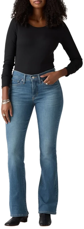 Levi's Women's 315 Shaping Boot Jeans, Grassy Sassy, 26W x 30L