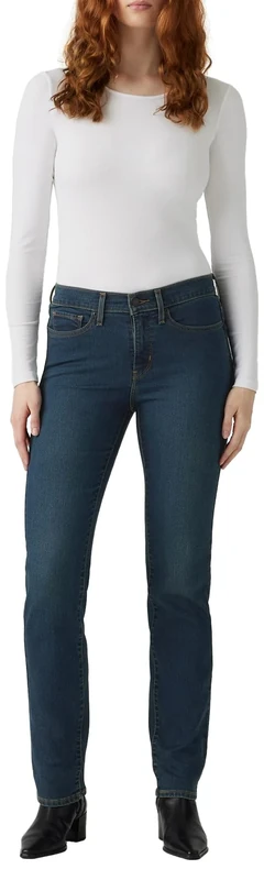 Levi's Women's 314 Shaping Straight Jeans, Eternal Indigo Drk T, 26W x 30L