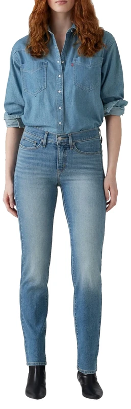 Levi's 314 Shaping Straight Eternal Indigo Mid, Eternal Indigo Mid, 32W x 32L