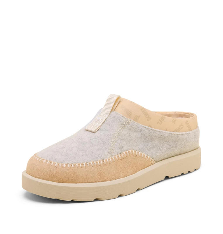 Sorel Byways Mule Shoes, Felt Upper, Suede Mudguard, Faux-Fur Lining, Removable Footbed, Lightweight Build - Women's - Image 1