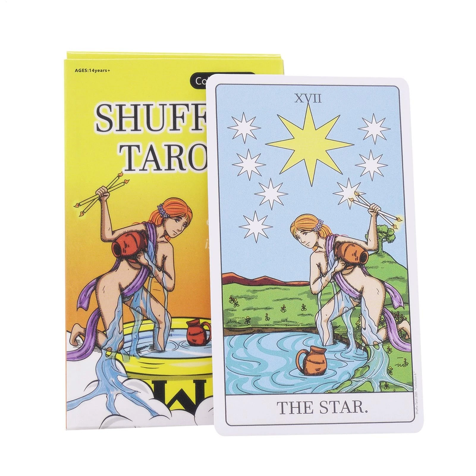 Tarot Cards, Oracle Tarot Deck, 81 Card Tarot Deck, Tarot for Beginners, Shuffle Oracle Cards, Psychological Tarot Cards, Tarot Insight Deck, Portable Tarot Deck for Future and Past Insight