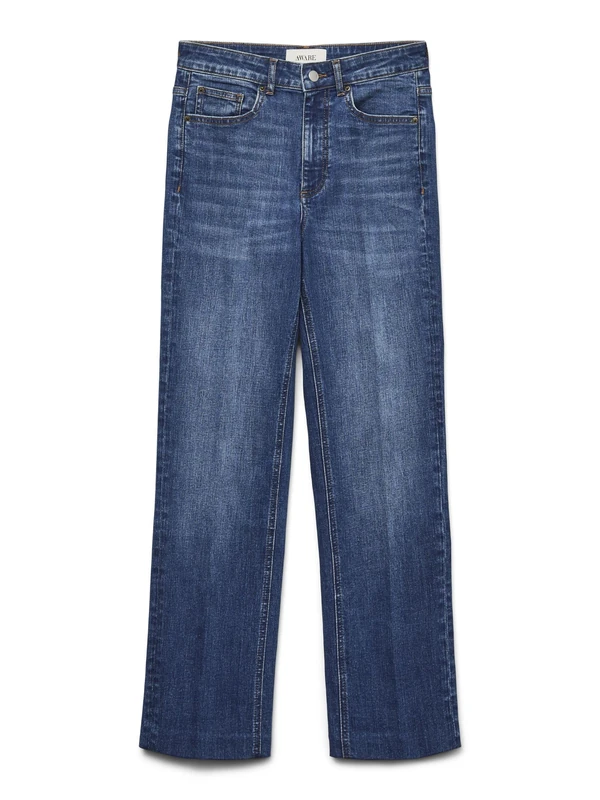 VERO MODA Awalice Hr Straight DNM JNS Ra3031 Noos, Medium Blue (Medium Blue Denim), 31W x 30L