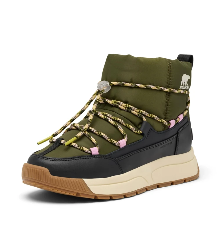 Sorel Whitney III Slip-On WP Boots, Waterproof Design, Insulated Warmth, Plush Cushioning, Reliable Grip, Distinctive Lacing - Women's