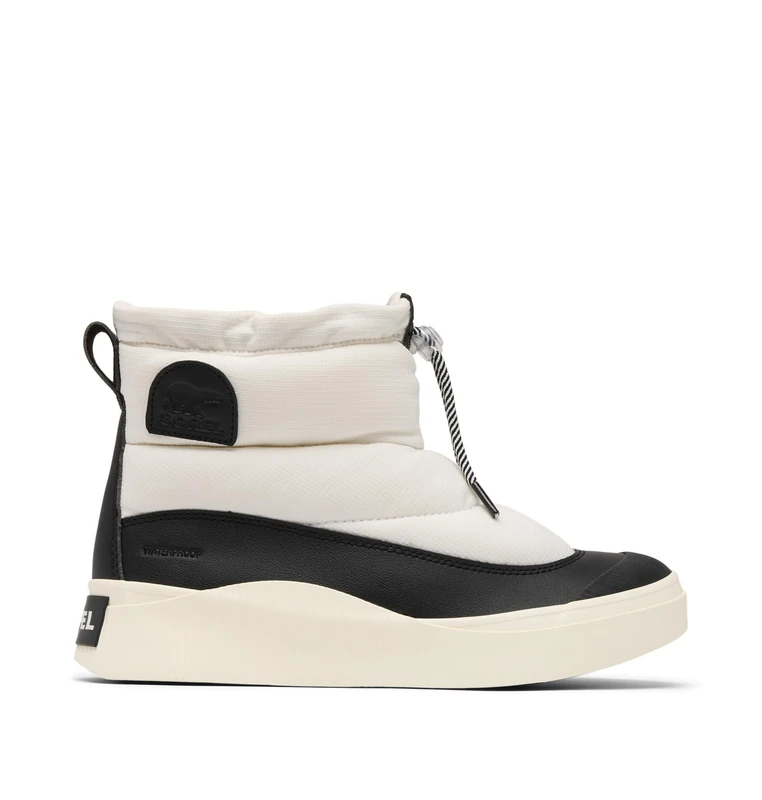 Sorel Women's Out N About 4 Puffy WP, Casual Winter Boots, Sea Salt/Black, 8 Regular