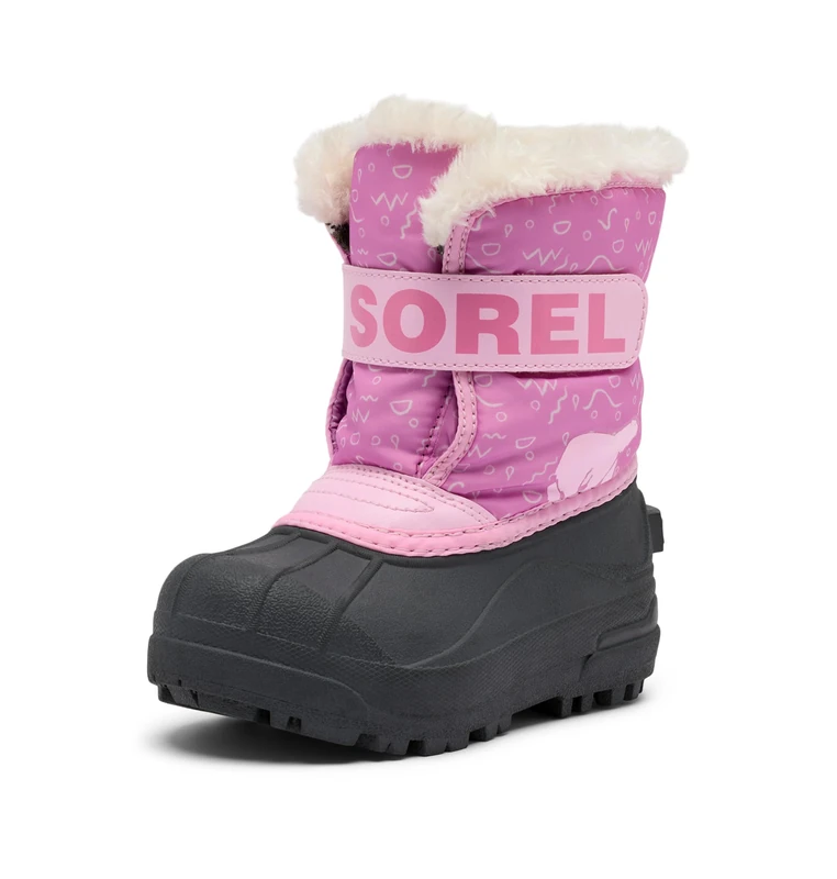 Sorel Childrens Snow Commander Boot, Orchid, Pink Flare, 10 UK Child - Image 1