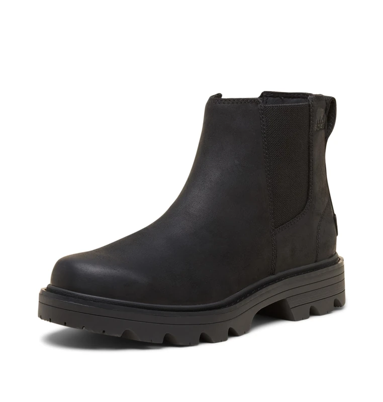 Sorel Women's Revel RD Chelsea WP, Casual Winter Boots, Black/Black, 4.5 Regular