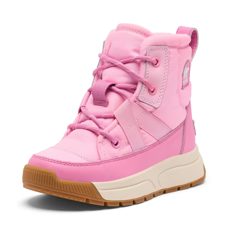 Sorel Youth Whitney III Mid WP Boots, Waterproof Design, Cosy Insulation, Detachable Footbed, Robust Rubber - Youth Unisex