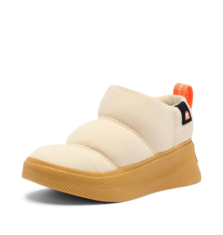 Sorel Youth Unisex Out N About 4 Mini Puffy, Casual Winter Boots, Honey White, Gum 16, 3 - Image 1