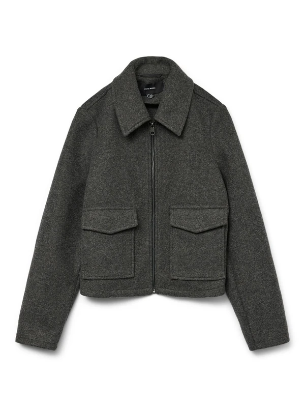 Vero Moda Female Coat VMSAFIR Jacket, Dark grey blend, S