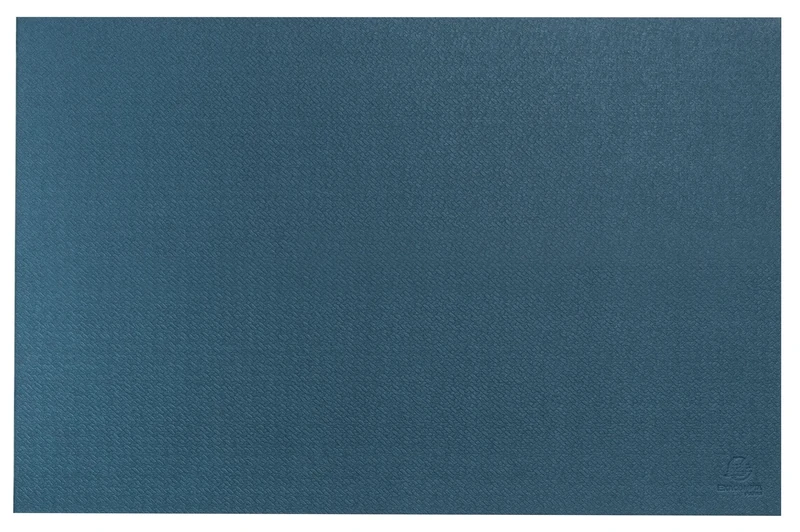 Exacompta - Ref 60603D - Set of 8 OfficeByMe Hard Cardboard Desk pad - Compatible with Optical and Laser mice - Wide Format Long and Short Depth - 57.5 x 37.5 cm - Duck Blue