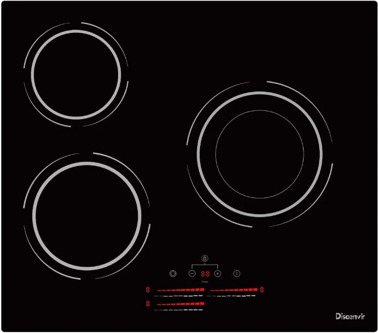 Disaenvir, 60 cm, 9 levels, child lock, touch screen, touch screen, anti-touch