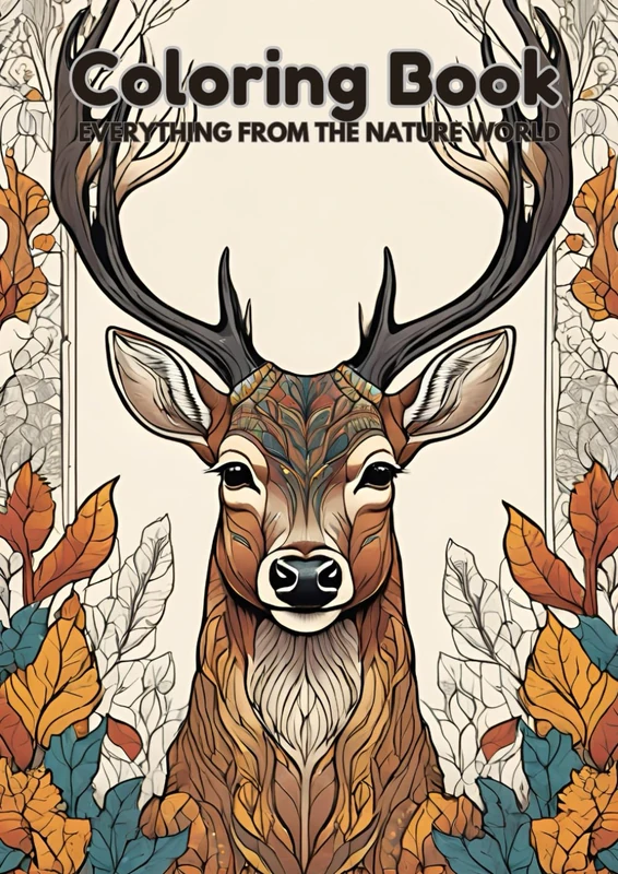 Nature’s Calm: A Coloring Journey for Mind Clarity: Take a moment to relax and escape into the beauty of everything beyond the hustle and bustle of daily life.