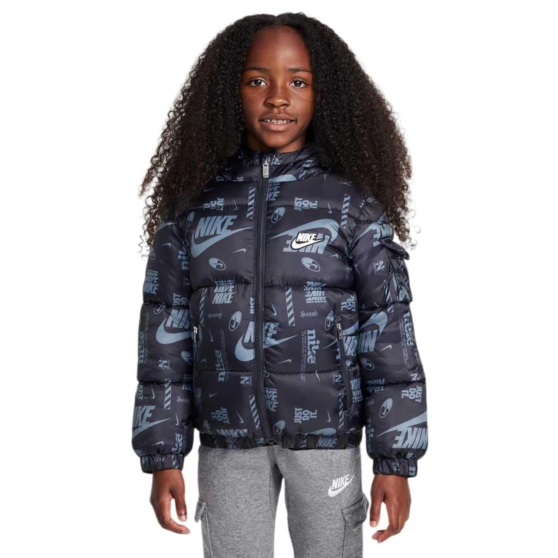 NIKE NKB DNA LOGO PUFFER JACKET