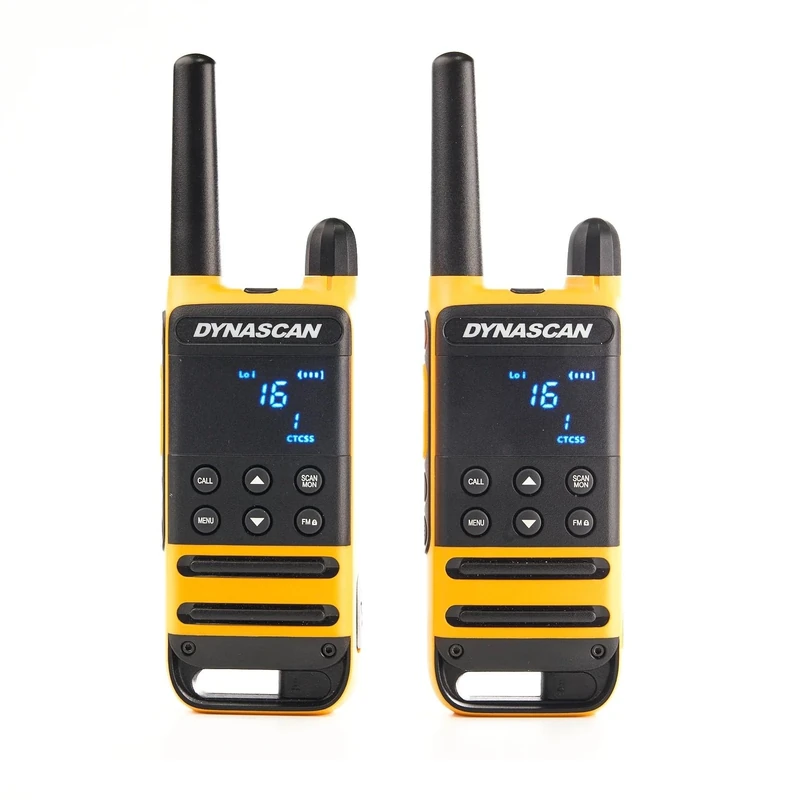 PMR Dynascan P19 portable radio station, 446MHz, 0.5W, 16CH, IP54, set of 2 pieces