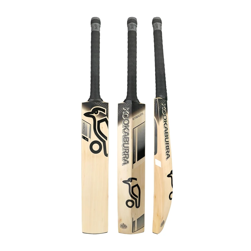 Kookaburra Stealth 6.2 Cricket Bat, Short Handle, Black
