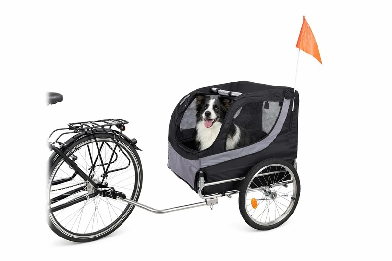 Flamingo BIKE TRAILER TYBALT BLACK & GREY 76x57x65,5CM