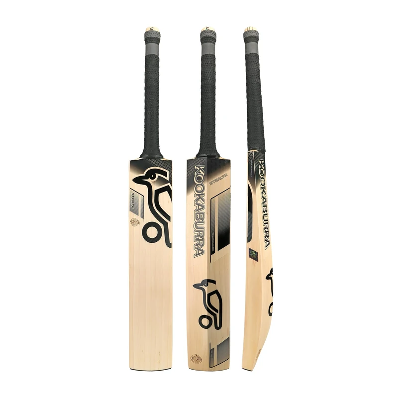 Kookaburra Stealth Pro Cricket Bat, Short Handle, Black