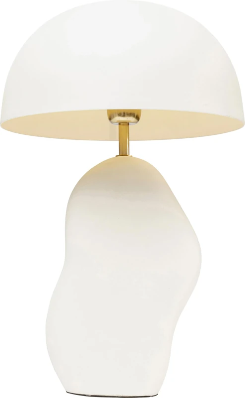 KARE Design Table Lamp Nube, White, Metal, Bedside Lamp, Elegant Lighting, Room Decor, Bedroom, Living Room, Bulb Not Included, 48 x 30 x 30 cm (H/W/D)