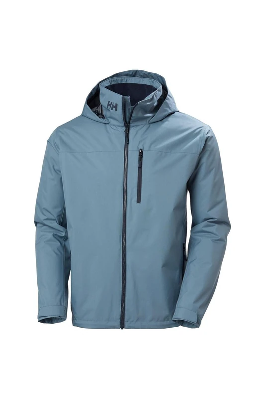 Helly Hansen Men's Crew Hooded Midlayer Jacket, Washed Navy, M