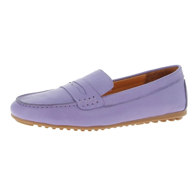 Andrea Conti Women's Moccasin Moccasins, Lilac, 5 UK