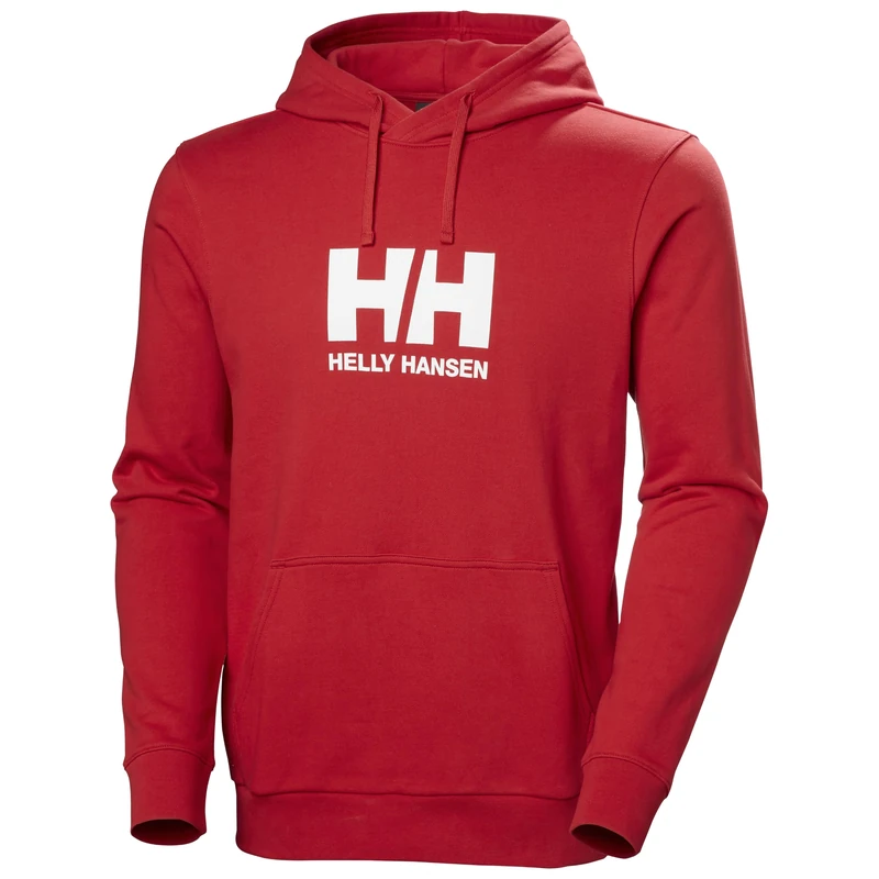 Helly Hansen Men's HH Logo Hoodie 3.0, 162 Red, M