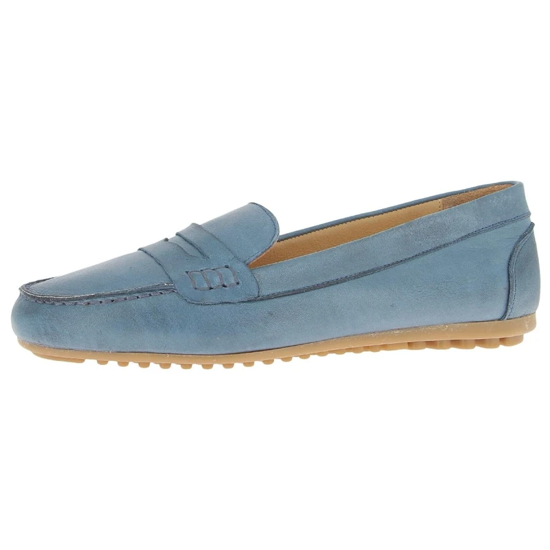 Andrea Conti Women's Damen Mokassin Moccasin, Infinity Blue, 6 UK