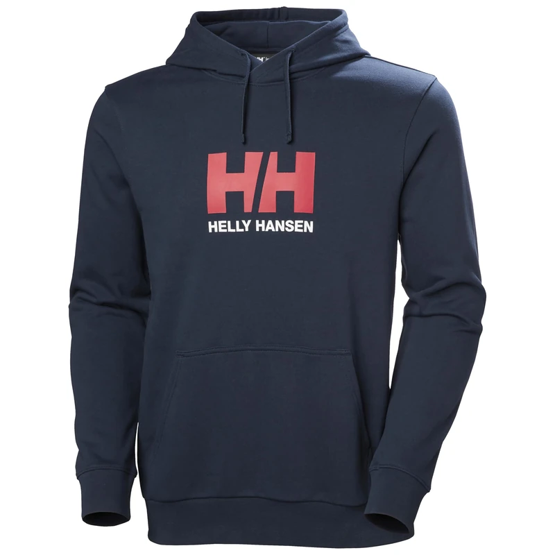 Helly Hansen Men's HH Logo Hoodie, Navy 2.0, S