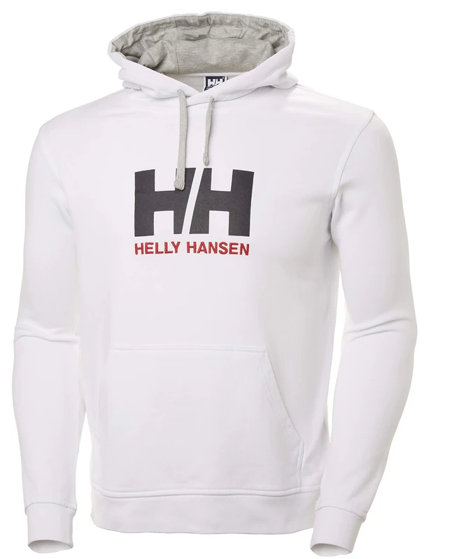 Helly Hansen Men's HH Logo Hoodie, White 2.0, 2XL